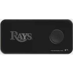 Fan Brander Tampa Bay Rays 3 in 1 Glass Wireless Charge Pad