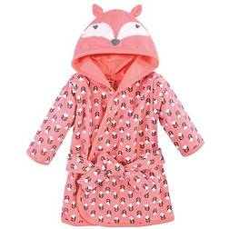 Hudson Fox Cotton Rich Bathrobe - Pink