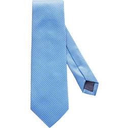 Eton Geometric Woven Tie - Blue
