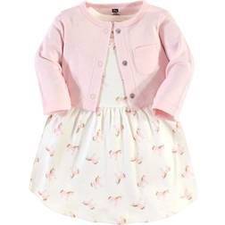 Hudson Baby Dress and Cardigan - Gold Unicorn ( 10158924)