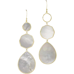 Ippolita 18K Gold Polished Rock Candy Crazy 8's Earrings in Mother-of-Pearl