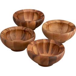 Nambe Yaro Salad Bowl, Set of 4 Ensaladera 19.685cm 4pcs