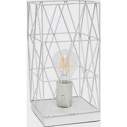 Simple Designs Geometric Square Table Lamp 26cm