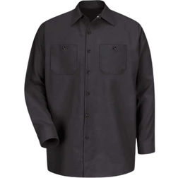 Red Kap Long-Sleeve Work Shirt - Black