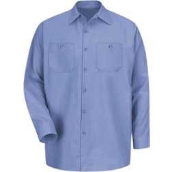 Red Kap Long-Sleeve Work Shirt - Light Blue