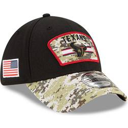 New Era Houston Texans 2021 Salute To Service 39THIRTY Flex Hat Men - Black/Camo