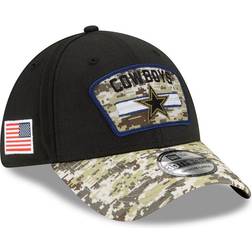 New Era Dallas Cowboys 2021 Salute To Service 39THIRTY Flex Hat Men - Black/Camo