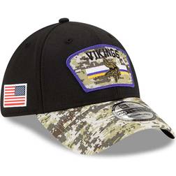 New Era Minnesota Vikings 2021 Salute To Service 39THIRTY Flex Hat Men - Black/Camo