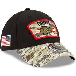 New Era Kansas City Chiefs 2021 Salute To Service 39THIRTY Flex Hat Men - Black/Camo