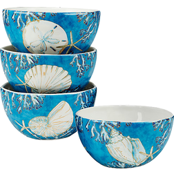 Certified International Playa Shells Dessert Bowl 15.24cm 4pcs