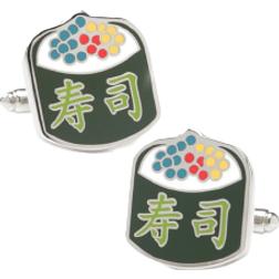 Cufflinks Inc California Roll Cufflinks - Silver/Multicolour