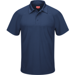 Red Kap Short Sleeve Performance Knit Flex Series Active Polo Shirt - Navy