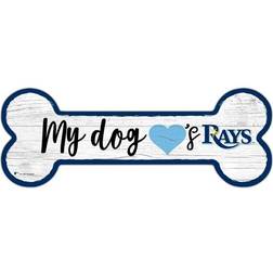 Fan Creations Tampa Bay Rays Team Dog Bone Sign