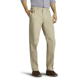 Lee Total Freedom Relaxed Fit Tapered Leg Pants - Sand Twill