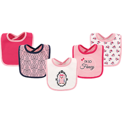Hudson Drooler Bib Girly Owl 5-pack