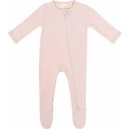 Kytebaby Core Zippered Footie - Blush