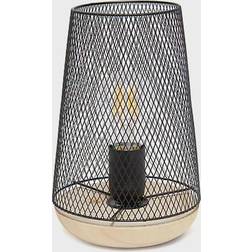 Simple Designs Wired Mesh Uplight Table Lamp 22.9cm