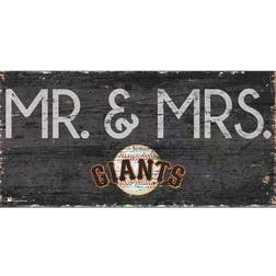 Fan Creations San Francisco Giants Mr. & Mrs. Sign Board