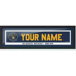 Mustang Milwaukee Brewers Personalized Framed Artwork