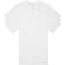 Calvin Klein Slim Fit Crewneck T-shirt 3-pack - White