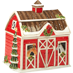 Certified International Christmas on the Farm Susan Winget Biscuit Jar 4.73L