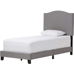 Baxton Studio Benjamin Twin Upholstered Bed