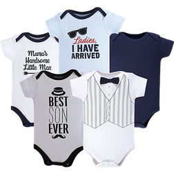 Hudson Bodysuits 5-pack - Handsome Little Man (10153582)