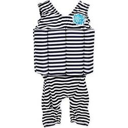 Splash About Short John Float Suit - Navy & White Stripe