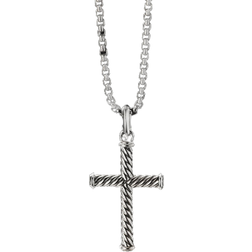 David Yurman Cable Classics Cross Pendant - Silver