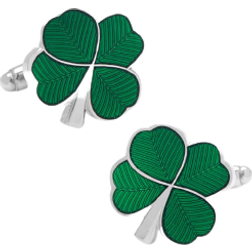 Cufflinks Inc Clover Cufflinks - Silver/Green