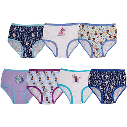 Disney Girl's Frozen Underwear Briefs 7-pack Blue/Purple/White