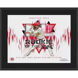 Fanatics Cincinnati Reds NL Rookie of the Year Sublimated Plaque 21/22 Jonathan India