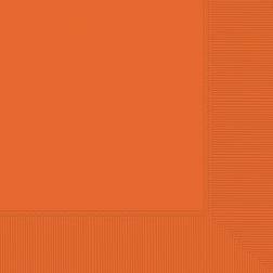 Amscan 5 in. x 5 in. Orange Peel Beverage Napkins (600-Piece)