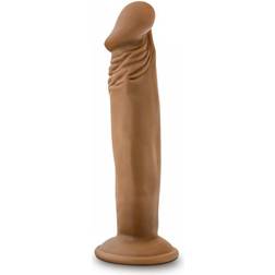 Blush Novelties Dr. Skin Dr. Small 6 Inch Dildo Mocha Brown