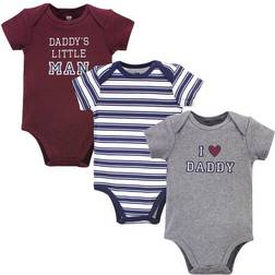 Hudson Short Sleeve Bodysuits 3-pack - Boy Daddy (10152929)