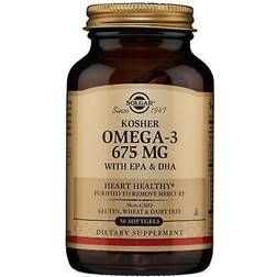 Solgar Omega-3 (Kosher) 675 Mg w/ EPA & DHA 50 Softgels