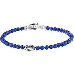 David Yurman Spiritual Beads Compass Bracelet - Silver/Lapis Lazuli