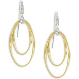 Marco Bicego 18K Yellow Gold Onde Double Loop Hook Earrings