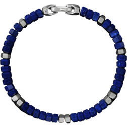 David Yurman Hex Bracelet with Lapis - Silver/Lapis