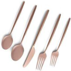 Cambridge Silversmiths Gaze Copper Mirror Cutlery Set 20pcs