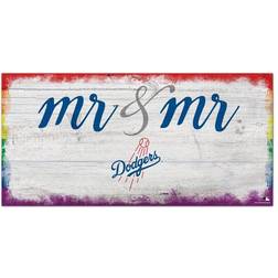 Fan Creations Los Angeles Dodgers Pride Mr & Mr Sign