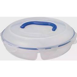 Lock & Lock Divided Appetizer And Snack Container With Lid And Handle Contenitore da Cucina 2.2L