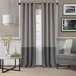 Elrene Braiden Color Block Blackout Curtain Panel 52 x 84 132.08x213.36cm