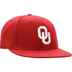 Top of the World Oklahoma Sooners Team Color Fitted Hat Men - Crimson