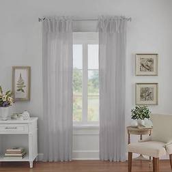 Elrene Jolie Semi-Sheer Pleated Curtain Panel 52 x 95 132.08x241.3cm