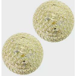 Lalia Home Crystal Glam 2-pack Ceiling Flush Light 33cm 2pcs