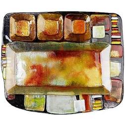 Jasmine Art Glass Sunset Cheese Board