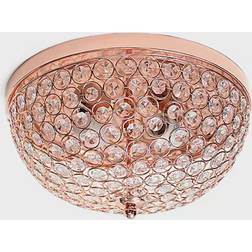 Lalia Home Crystal Glam Ceiling Flush Light 33cm