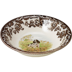 Spode Woodland Ascot English Springer Spaniel Soup Bowl 20.32cm 0.23L