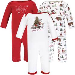 Hudson Baby Coveralls 3-pack - Christmas Forest (10115355)